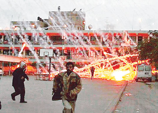 İsrail'in Gazze'de BM okulunu bombalama vahşetinin ilk görüntüleri 2