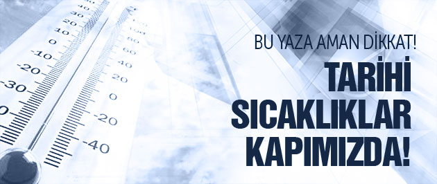 2014'e dikkat! Tarihi sıcaklıklar geliyor!