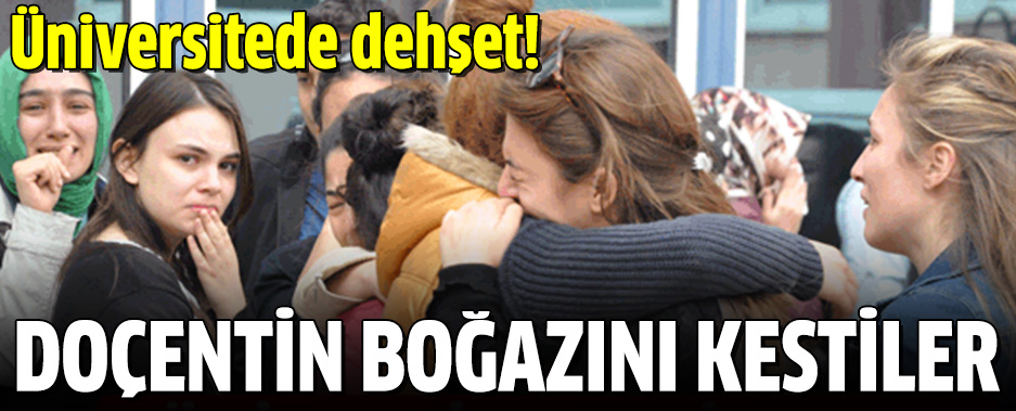 Doç.Dr. Celalettin Özdemir'in boğazını kestiler