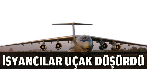 Ukrayna'da uçak düşürüldü