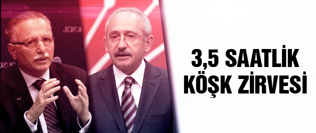 Köşk kararı için 3,5 saatlik zirve!