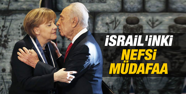 Merkel'den İsrail'e destek açıklaması: Nefsi müdafaa