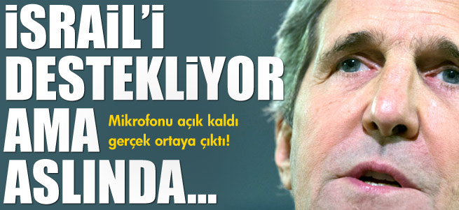 John Kerry'nin mikrofonu açık kalınca...