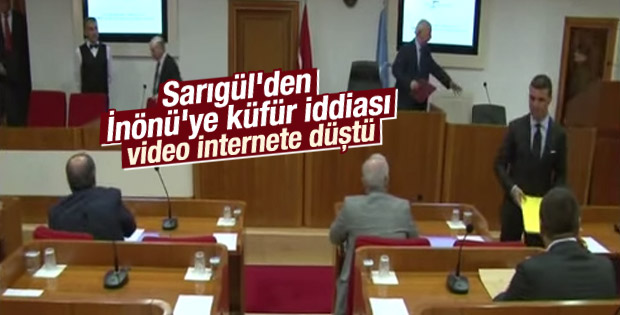 İnönü-Sarıgül gerginliğinin videosu