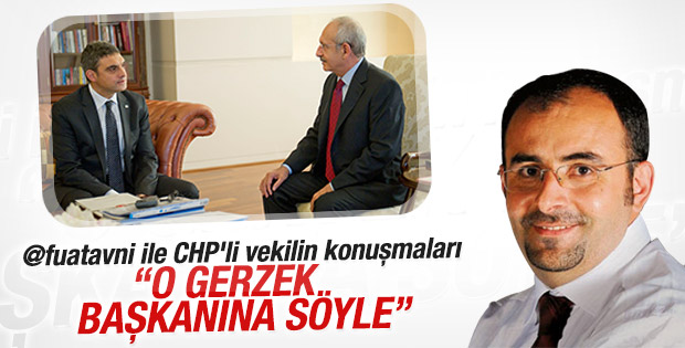 Fuat Avni ve CHP'li Umut Oran'ın konuşmaları ortaya çıktı