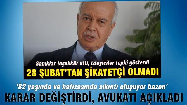 Şevket Kazan karar değiştirdi, şikayetçi olacak