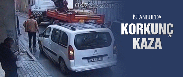 Korkunç kaza saniye saniye görüntülendi