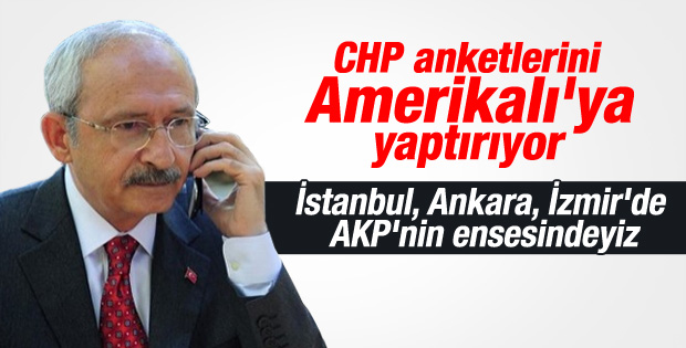 CHP'nin Amerikalı şirkete yaptırdığı anket sonuçları