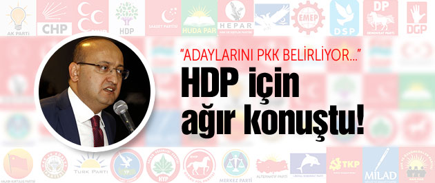 Yalçın Akdoğan'dan HDP için ağır sözler!