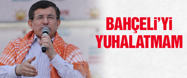 Davutoğlu'ndan Bahçeli'ye jest