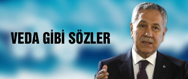 Bülent Arınç'tan veda gibi konuşma!