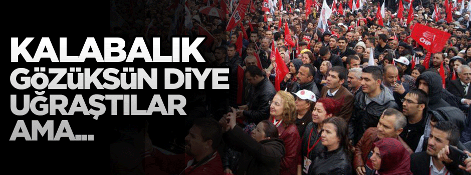 DHA kalabalık gözüksün diye uğraştı ama...