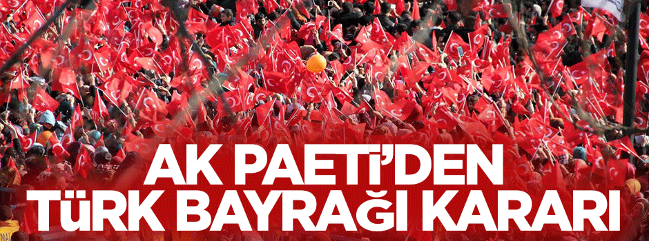 Uşak'ta AK Parti'den bayrak kararı