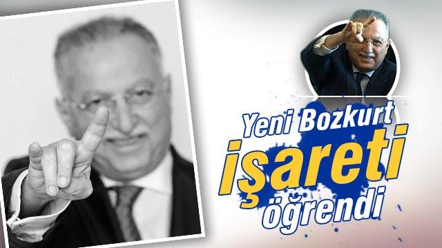 İhsanoğlu'ndan ikinci bozkurt işareti denemesi