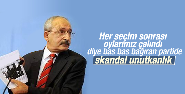 CHP bu kez sandık başkanları listesini vermeyi unuttu