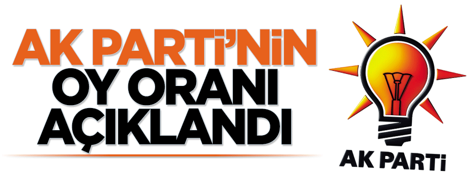 Yalçın Akdoğan AK Parti'nin oy oranını açıkladı