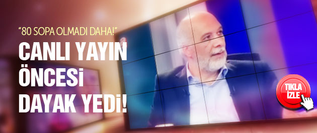 Latif Erdoğan'a canlı yayın öncesi saldırı!