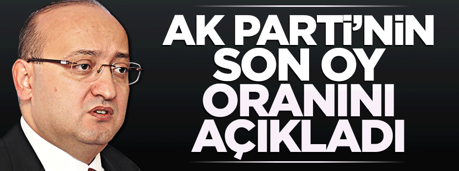 Akdoğan: Seçmenin yüzde 65-70'i koalisyon istemiyor