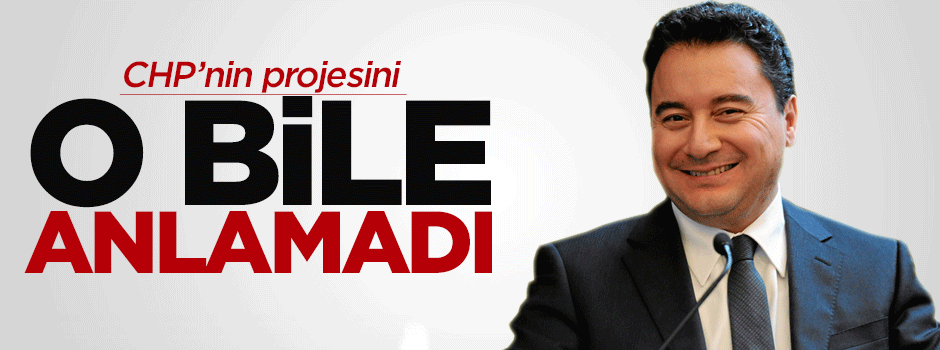 CHP'nin projesini ben bile anlamadım