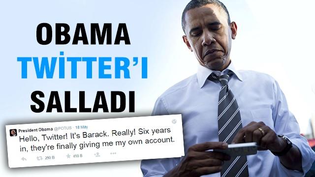 Obama Twitter'ı salladı