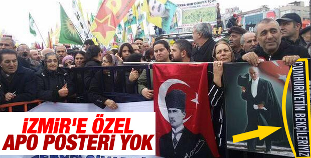 İzmir'de Öcalan'sız HDP mitingi