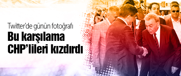 Davutoğlu karşılaması olay oldu!