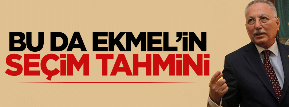 Ekmeleddin İhsanoğlu: MHP, oy patlaması yapacak