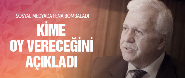 Hüseyin Gülerce kime oy vereceğini açıkladı