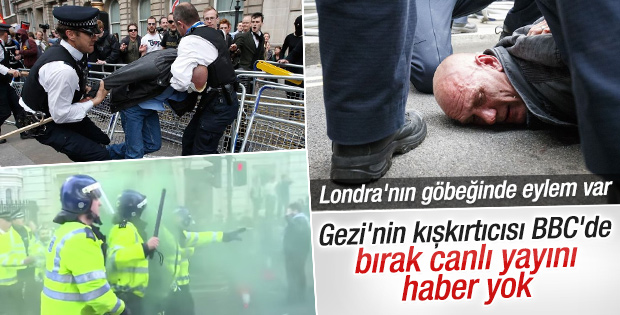 İngiltere'de hükümet protesto edildi