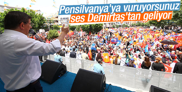 Başbakan Ahmet Davutoğlu Siirt'te konuştu