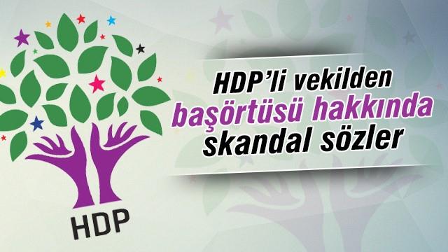 HDP'li Levent Tüzel: Başörtüsü ritüeldir!