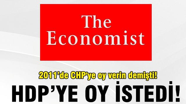Economist, AK Parti ve Erdoğan'a karşı HDP'ye oy istedi!