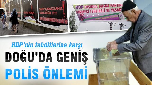HDP'nin sandık tehdidine karşı büyük önlem