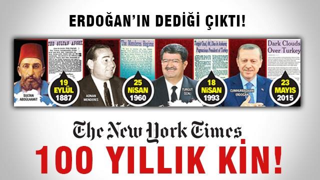 New York Times’ın 100 yıllık kini!