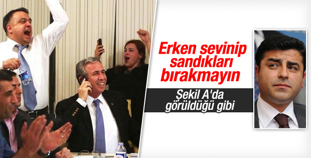 Demirtaş'tan HDP'lilere 7 Haziran uyarısı