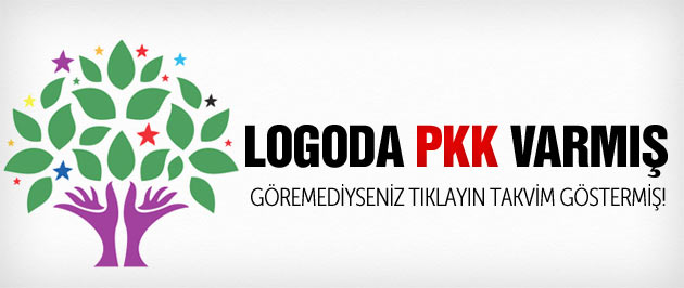 HDP logosunda PKK varmış gördünüz mü?
