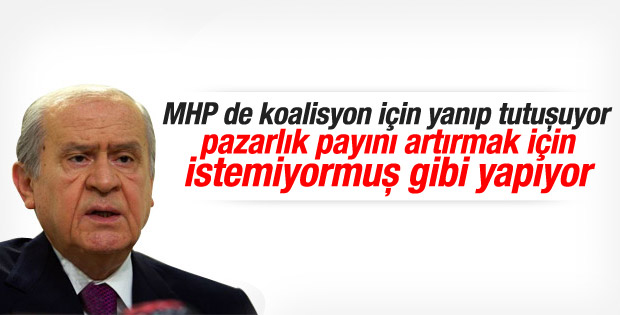 Devlet Bahçeli'nin koalisyon şartları