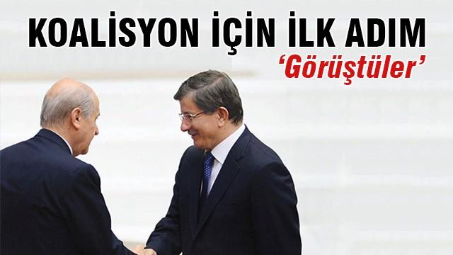 1Koalisyon için iki partiden ilk adım atıldı