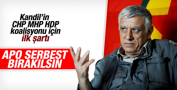 Seçim sonrası PKK'dan Öcalan serbest bırakılsın talebi