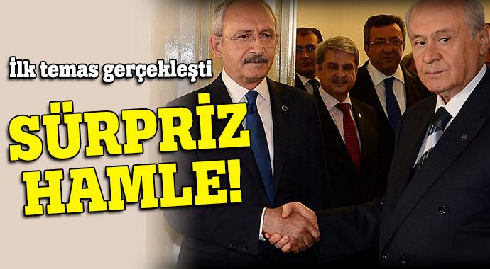 Süpriz koalisyon hamlesi! İlk temas gerçekleşti