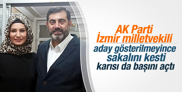 AK Partili eski vekilin eşi başını açtı