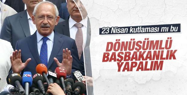 CHP'nin formülü: Dönüşümlü başbakanlık