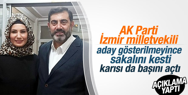 Eşi başını açan AK Partili eski vekilden açıklama