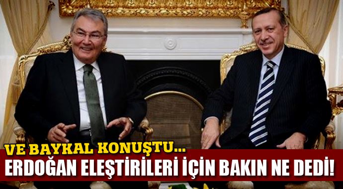 Baykal'dan Erdoğan eleştirilerine cevap