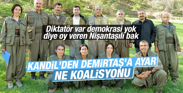 PKK'lı Duran Kalkan HDP koalisyona giremez dedi