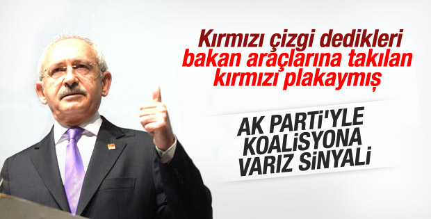 Kemal Kılıçdaroğlu AK Parti ile koalisyon sinyali verdi