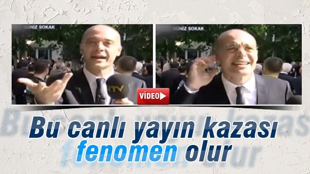 NTV spikerinden canlı yayında ilginç hareketler