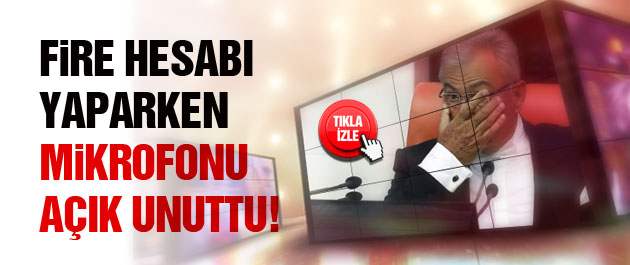 Baykal'ın ilk kazası! Mikrofonu açık unuttu!