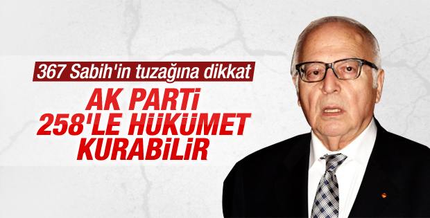 Sabih Kanadoğlu MHP'nin tavrını eleştirdi