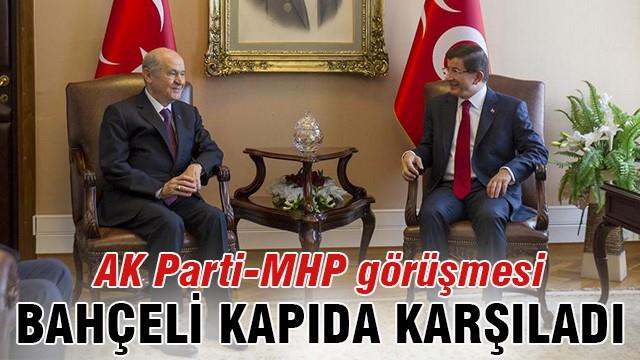 AK Parti ile MHP heyeti bir araya geldi